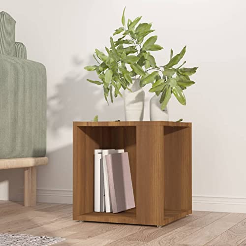 ANGYANG Beistelltisch, Sofatisch, Sofatablett, Laptop Tisch, Couch Tisch, Mini Tisch, Druckertisch, Coffee Table, Wohnzimmer Tisch Für Couch, Braun Eichen-Optik 33x33x34,5 cm Holzwerkstoff ANGYANG Beistelltisch, Sofatisch, Sofatablett, Laptop Tisch, Couch Tisch, Mini Tisch, Druckertisch, Coffee Table, Wohnzimmer Tisch Für Couch, Braun Eichen-Optik 33x33x34,5 cm Holzwerkstoff von ANGYANG