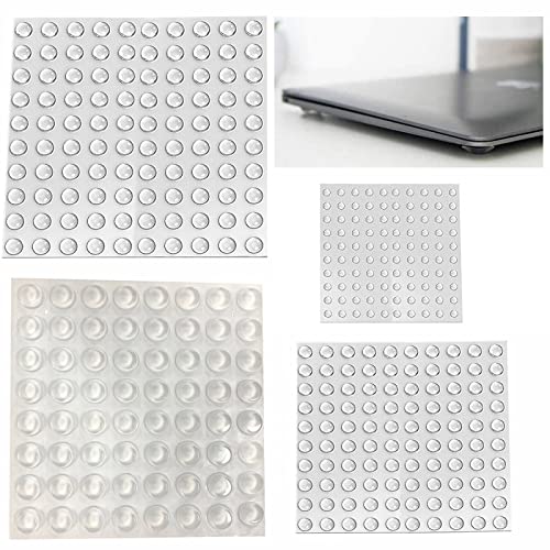 Gummipuffer, 364 Stück Selbstklebend Schutzpuffer, Transparent Anschlagpuffer, Möbelpuffer, Elastikpuffer für Sound & Impact Dämpfung für Türen, Schränke,Tastatur (364 Stück(4 Größen)) von ANHORTS