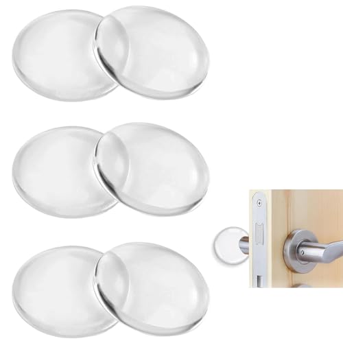 Türstopper Wand, Wandpuffer Selbstklebend, Transparent Wandschutzfolie, Elastikpuffer Wandschutz zum Schutz Wände und ​Zimmertüren (50 * 8 mm) von ANHORTS
