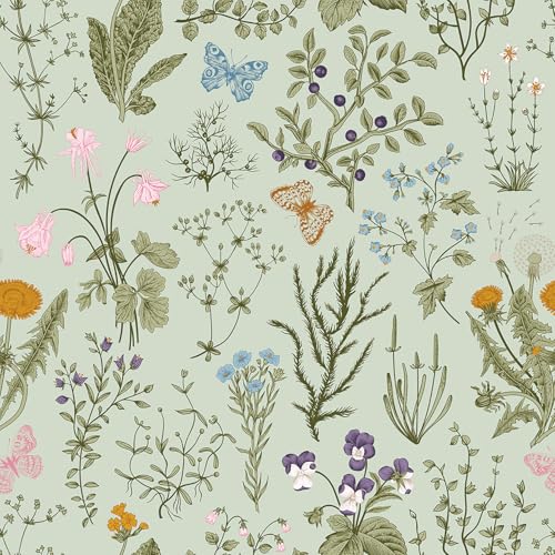 ANHUIB Selbstklebende Tapete Blumen Grün Tapete 40×300cm Wandfolie Selbstklebend Wohnzimmer Möbelfolie Selbstklebend Blatt Blume Tapete Abnehmbar Vinyl Grün Pflanzen Fototapete Badezimmer Küche Deko ANHUIB Selbstklebende Tapete Blumen Grün Tapete 40×300cm Wandfolie Selbstklebend Wohnzimmer Möbelfolie Selbstklebend Blatt Blume Tapete Abnehmbar Vinyl Grün Pflanzen Fototapete Badezimmer Küche Deko von ANHUIB