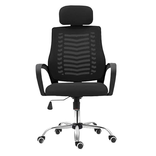 ANIFM Executive-Bürostuhl mit hoher Rückenlehne aus elastischem Netzstoff, Click5-Lordosenstütze mit hochklappbaren Armlehnen, ergonomisch verstellbare Sitzhöhe und Rückenlehne – Schreibtisch- und von ANIFM