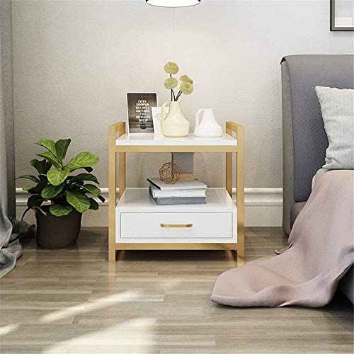 ANIFM Nachttisch, einfacher Nachttisch für Schlafzimmer, Büro, Nachttisch, Nachttisch mit Metallbeinen, Nachttisch, Beistelltisch, Ecktisch für Schlafzimmermöbel, Nachttisch aus Holz mit Schubladen, ANIFM Nachttisch, einfacher Nachttisch für Schlafzimmer, Büro, Nachttisch, Nachttisch mit Metallbeinen, Nachttisch, Beistelltisch, Ecktisch für Schlafzimmermöbel, Nachttisch aus Holz mit Schubladen, von ANIFM