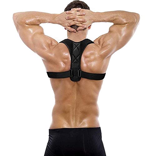 ANIFM Posture Corrector Amp Back Shoulder Support Clavicle Support Brace for Women and Men (Color : Transparent, Size : Small),Posture Corrector Comfortable Anniversary von ANIFM