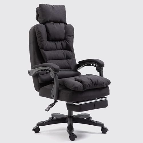 Executive-Bürostuhl mit hoher Rückenlehne und elastischem Netzstoff, Manager-Computertischstuhl, hochklappbare Armlehne, groß, hoch, ergonomisch, verstellbare Sitzhöhe und Rückenlehne – Schreibtisch- von ANIFM