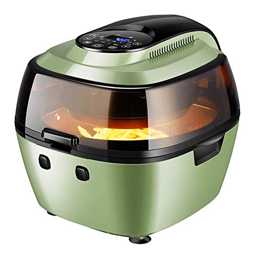 Heißluftfritteuse, digitale Heißluftfritteuse, mit 8 Smart-Modi, Sichtfenster, Timer und einstellbarer Temperatur, Keramik, nein (Luftfritteusen) Comfortable anniversary von ANIFM