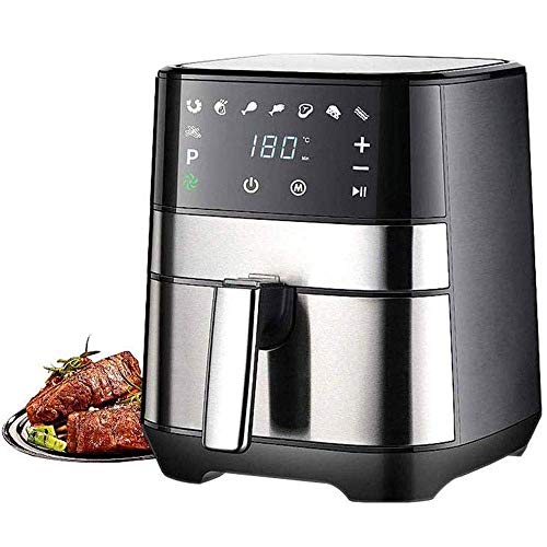 Heißluftfritteuse 1500 W mit Digitalanzeige, Timer und vollständig einstellbarer Temperaturregelung für gesundes, ölfreies und fettarmes Kochen Comfortable anniversary von ANIFM
