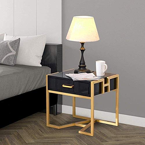 Nachttisch, einfacher Nachttisch für Schlafzimmer, Büro, Nachttisch, Massivholz-Lack-Finish, Schrank, Aufbewahrungseinheit mit Schubladen für Schlafzimmer, Arbeitszimmer, Wohnzimmer (Farbe: Schwarz) Nachttisch, einfacher Nachttisch für Schlafzimmer, Büro, Nachttisch, Massivholz-Lack-Finish, Schrank, Aufbewahrungseinheit mit Schubladen für Schlafzimmer, Arbeitszimmer, Wohnzimmer (Farbe: Schwarz) von ANIFM