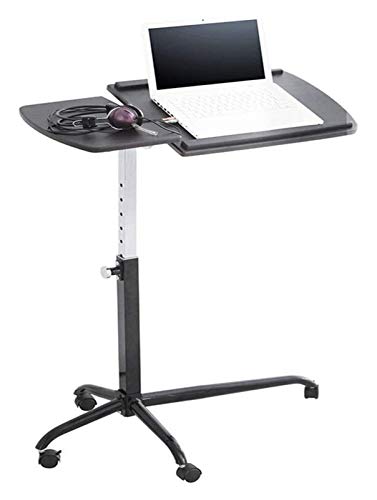 Nachttisch mit C-förmiger Basis, Laptop-Schreibtisch, Heimbüro, fauler Nachttisch, tragbarer Laptop-Schreibtischwagen mit neigbaren Oberflächen für das Heimbüro, nimmt keinen Platz ein Comfortable von ANIFM