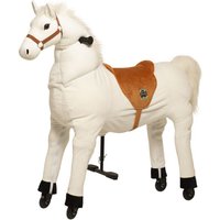 Animal Riding - Reitpferd weiß Snowy X-Large Kinder ab 8 Jahre Sattelhöhe 80 cm von ANIMAL RIDING