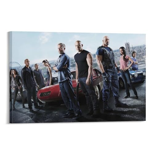 Filmposter "Fast And Furious", Poster, Leinwand, Wandkunst, Ölgemälde, Dekoration, 20 x 30 cm Filmposter "Fast And Furious", Poster, Leinwand, Wandkunst, Ölgemälde, Dekoration, 20 x 30 cm von ANINCA