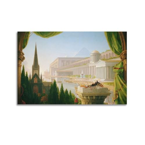 Thomas Cole, der Architekt, u0027s Traum, Kunstdrucke, Vintage-Kunst, Leinwand-Wandkunst, berühmte Kunstdrucke, Leinwand-Poster, Wandkunst, Dekoration, Wohnzimmer, Schlafzimmer, Dekoration, Poster, 60 Thomas Cole, der Architekt, u0027s Traum, Kunstdrucke, Vintage-Kunst, Leinwand-Wandkunst, berühmte Kunstdrucke, Leinwand-Poster, Wandkunst, Dekoration, Wohnzimmer, Schlafzimmer, Dekoration, Poster, 60 von ANINCA
