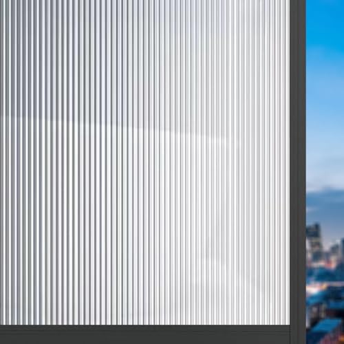 Blickdichte Fensterfolie 115 x 270 cm Statische Ohne Klebstoff Milchglasfolie Anti-Uv Geeignet Blickdicht Sichtschutzfolie Fenster für Zuhause Büro, Changhong 2 Blickdichte Fensterfolie 115 x 270 cm Statische Ohne Klebstoff Milchglasfolie Anti-Uv Geeignet Blickdicht Sichtschutzfolie Fenster für Zuhause Büro, Changhong 2 von ANJIAJIE