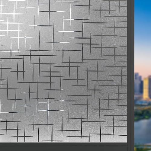 Blickdichte Fensterfolie 75 x 240 cm Ohne Klebstoff Statisch Haftend Wiederverwendbar Fensterfolie - Selbstklebend Statische Folie für Zuhause Büro, Doji Blickdichte Fensterfolie 75 x 240 cm Ohne Klebstoff Statisch Haftend Wiederverwendbar Fensterfolie - Selbstklebend Statische Folie für Zuhause Büro, Doji von ANJIAJIE