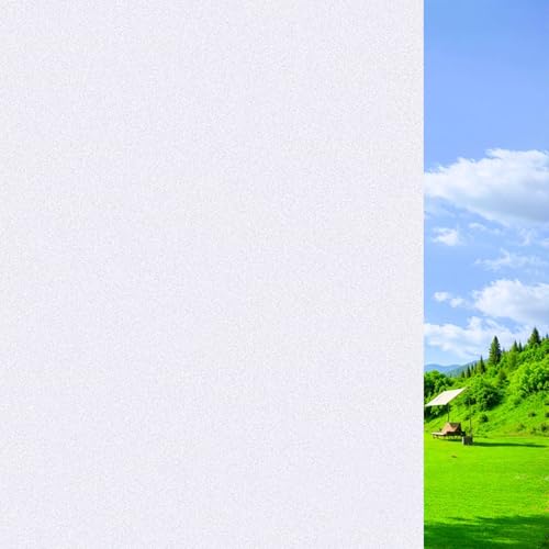 Fensterfolie Blickdicht Selbsthaftende 120 x 130 cm Statische Ohne Klebstoff Milchglasfolie Anti-Uv Geeignet Milchglasfolie Selbstklebend für Badezimmer, Umkleide, weiß matt Fensterfolie Blickdicht Selbsthaftende 120 x 130 cm Statische Ohne Klebstoff Milchglasfolie Anti-Uv Geeignet Milchglasfolie Selbstklebend für Badezimmer, Umkleide, weiß matt von ANJIAJIE