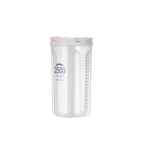ANJIAOSHOU Vorratsdose Müslispender Küche Müslibehälter Pasta BPA Frei Versiegelte Klare Kunststoffbox Müslispender 2500ml / 4 Fächer ANJIAOSHOU Vorratsdose Müslispender Küche Müslibehälter Pasta BPA Frei Versiegelte Klare Kunststoffbox Müslispender 2500ml / 4 Fächer von ANJIAOSHOU