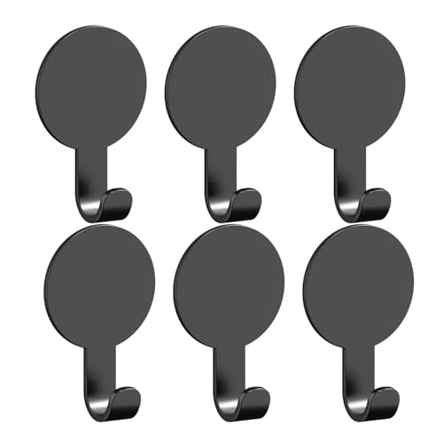 ANJOBIBI Werkzeuge und Heimwerker, Hardware, Badezimmer-Hardware, Bademantel- und Handtuchhaken 5.0 (schwarz) von ANJOBIBI
