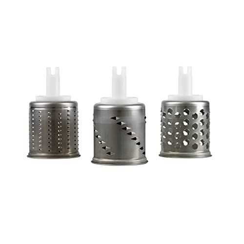 Ankarsrum GR SET 930.900.044 3 Zusatztrommeln Gemüseschneider, Weiß von ANKARSRUM