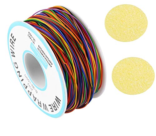 beihuazi® 250M Wire Wrapping Draht Klingeldraht Kabel Isolierung Test 30AWG Verzinnte Kupfer Solid Kabel von beihuazi