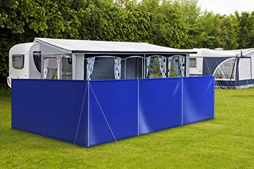 ANKO PLANEN Windschutz Sichtschutz Camping aus PVC Plane LKW Plane 680g stabil mit Laschen und Ösen (1,2m x 10m, Anthrazit RAL7016) von ANKO PLANEN