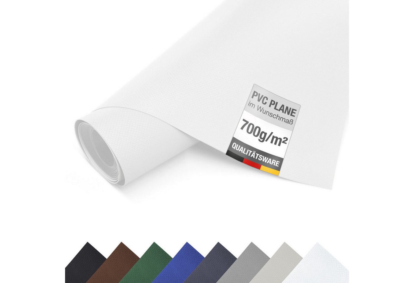 ANKO Planen Schutzplane LKW PVC Plane 700 g/m² Meterware Plane Premium, Abdeckplane Gewebeplane Schutzplane hochwertig matt ANKO Planen Schutzplane LKW PVC Plane 700 g/m² Meterware Plane Premium, Abdeckplane Gewebeplane Schutzplane hochwertig matt von ANKO Planen
