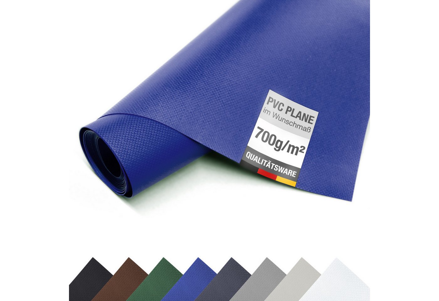 ANKO Planen Schutzplane LKW PVC Plane 700 g/m² Meterware Plane Premium, Abdeckplane Gewebeplane Schutzplane hochwertig matt ANKO Planen Schutzplane LKW PVC Plane 700 g/m² Meterware Plane Premium, Abdeckplane Gewebeplane Schutzplane hochwertig matt von ANKO Planen