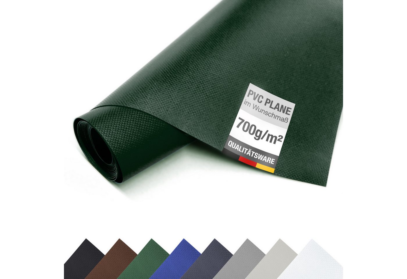 ANKO Planen Schutzplane LKW PVC Plane 700 g/m² Meterware Plane Premium, Abdeckplane Gewebeplane Schutzplane hochwertig matt ANKO Planen Schutzplane LKW PVC Plane 700 g/m² Meterware Plane Premium, Abdeckplane Gewebeplane Schutzplane hochwertig matt von ANKO Planen