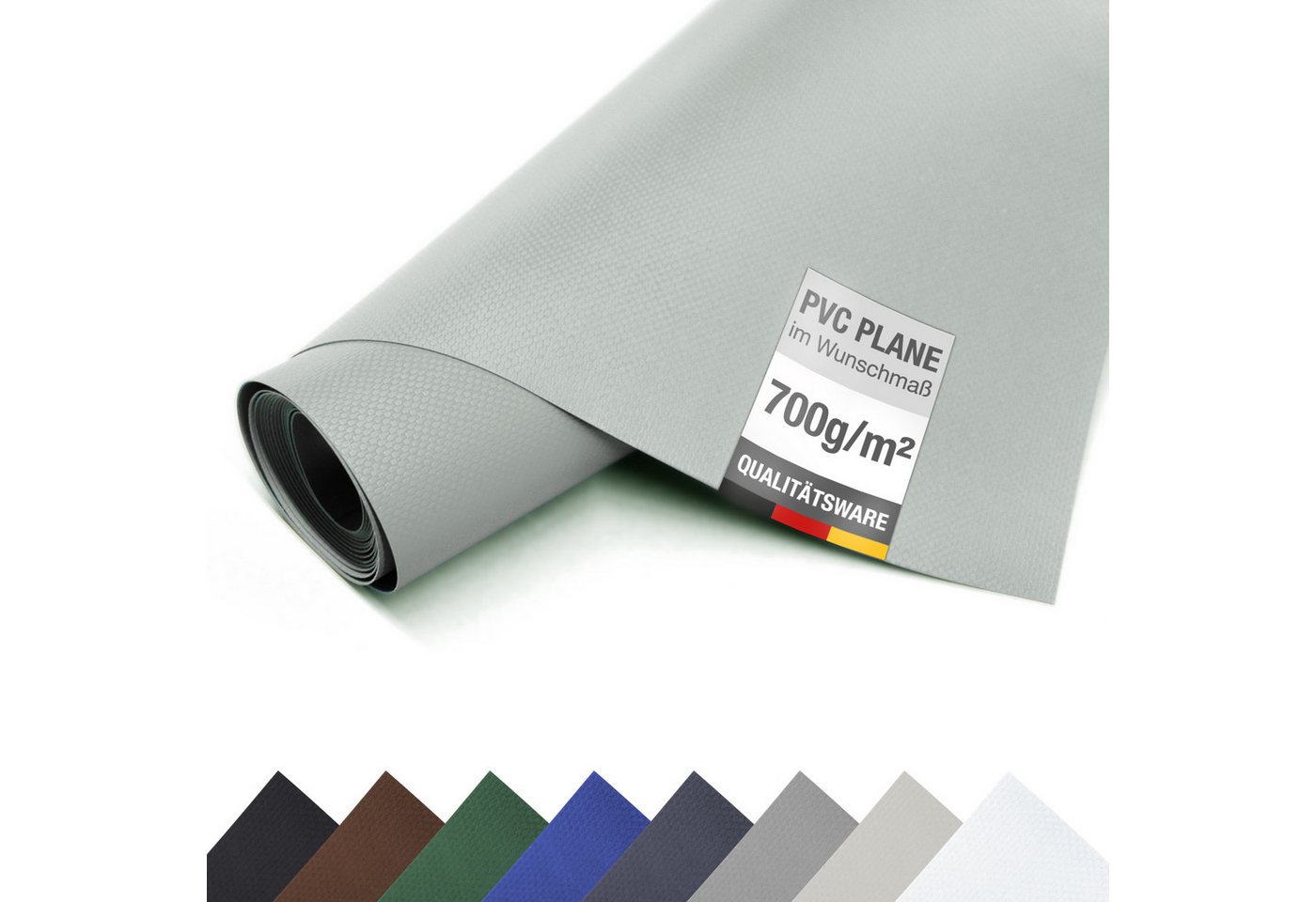 ANKO Planen Schutzplane LKW PVC Plane 700 g/m² Meterware Plane Premium, Abdeckplane Gewebeplane Schutzplane hochwertig matt ANKO Planen Schutzplane LKW PVC Plane 700 g/m² Meterware Plane Premium, Abdeckplane Gewebeplane Schutzplane hochwertig matt von ANKO Planen