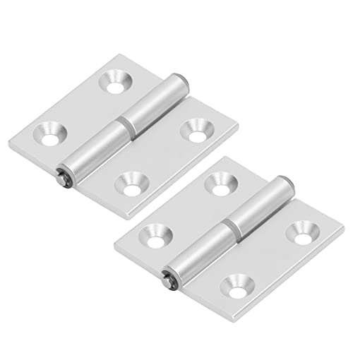 2 Stück Tür scharnier Klapp möbel Scharniere Verdickte Aluminium Hochhärte Tür Hardware mit Harz-Buchse von ANKROYU
