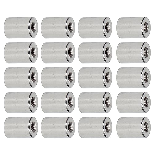 20 PCS M5 304 Stainless Steel Coupling Nuts, Threaded Rod Connectors, Female Hex Nuts for Furniture, Machinery Plumbing Applications von ANKROYU