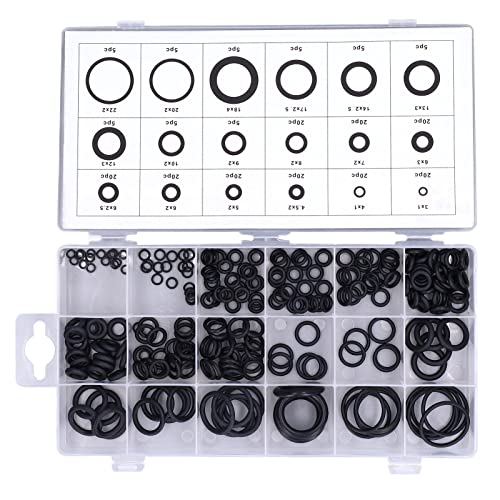 225pcs o Ring -Sortiment Gummidichtungsdichtungen Multifunktionaler Verschleiß -resistenter Waschmaschine Kit 225pcs o Ring -Sortiment Gummidichtungsdichtungen Multifunktionaler Verschleiß -resistenter Waschmaschine Kit von ANKROYU