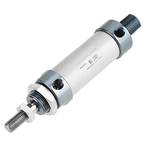 25 mm Bohrung 25mm Hubs Single Rod Mini Pneumatic Air Zylinder Doppel wirkende Aluminiumlegierung Langlebige Kompaktdesign für industrielle Automatisierung und Maschinenanwendungen von ANKROYU