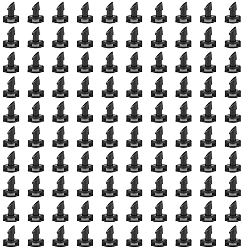 360 Grad Misting Düse Sprinkler Kopfbewässerungssystem Hochwertiges Kunststoff Langlebiger effizienter Wasserwerkzeug für Gärten Rasenflächen 100pcs von ANKROYU