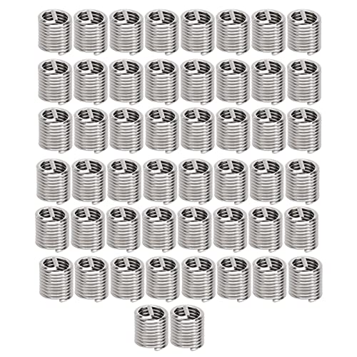 50 PCs 10 bis 32 Edelstahlgewinde, männliche weibliche Reduktionsmutter, Fadenreparaturwerkzeug für die Umwandlung in Aluminiumlegierung (2d) von ANKROYU