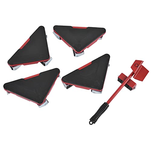 5pcs Heavy Duty Furniture Lifter Dreiseck Moving Mover Tool Appliance Roller 660lb (300 kg) zuletzt von ANKROYU