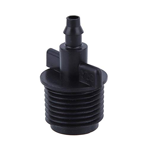 ANKROYU 10 Stück 1/2 Zoll Schlauchadapter, Kunststoff-Kapillarschlauch-Adapter, Tropfbewässerungsrohr-Anschluss für 4/7 mm Tropfbewässerungsschlauch von ANKROYU