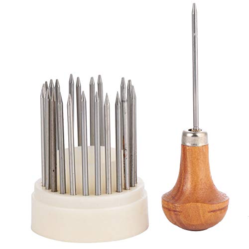ANKROYU 23-teiliges Schmuckwerkzeug-Set, Metallperlen Setzstichel, Diamant Korn Gravierwerkzeuge, Schmuck Graver Tool Set, Perlenfassungswerkzeuge für Schmuckherstellung von ANKROYU