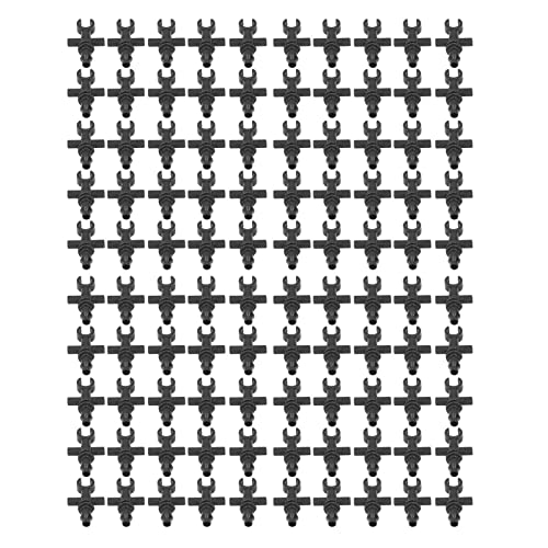 ANKROYU 4/7 -mm -Schlauch Micro Stachelstecker Stecker Langlebiges Kunststoffbewässerungsanpassungs -Kit für Gärten Rasenflächenhauslandschaftsgestaltung 100pcs von ANKROYU