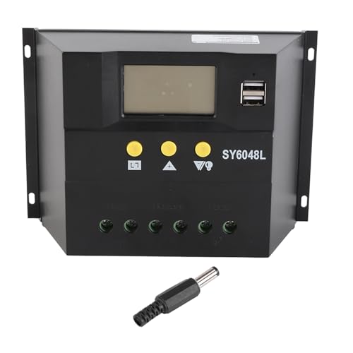 ANKROYU 80A PWM Solar Ladungscontroller LCD Display 12V 24 V Auto -Switch -Batterie -Ladegerät für Solarpanelsysteme Industriegebrauch Landwirtschaftsbewässerung von ANKROYU