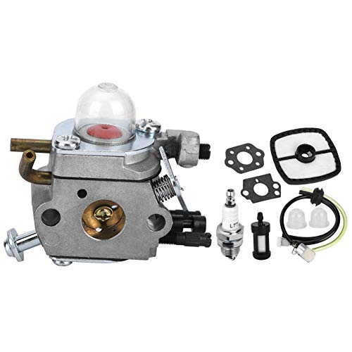 ANKROYU Aluminium -Vergaser -Kit hoher Härte langlebiger Verschleiß -Widerstandsersatz für Echo PB 2155 Blattdämpfer ZAMA C1U K43B CAB ES 2100 Carburetor Accessoires Set Set von ANKROYU