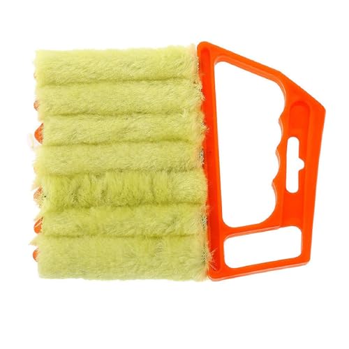 ANKROYU Blind Cleaner Fenster Blind Duster Pinsel Effizientes Reinigungswerkzeug für Heimfenster Jalousien und Klimaanlagen Orange 16x13 5 cm 100g von ANKROYU