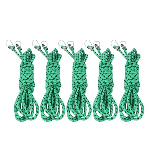 ANKROYU Bungee Cord Elastic Seil Heavy Duty 20 Fuß grüner Gummi mit Haken zur Sicherung von Tarps Gepäck im Freien im Freien 5 PCs Set ANKROYU Bungee Cord Elastic Seil Heavy Duty 20 Fuß grüner Gummi mit Haken zur Sicherung von Tarps Gepäck im Freien im Freien 5 PCs Set von ANKROYU