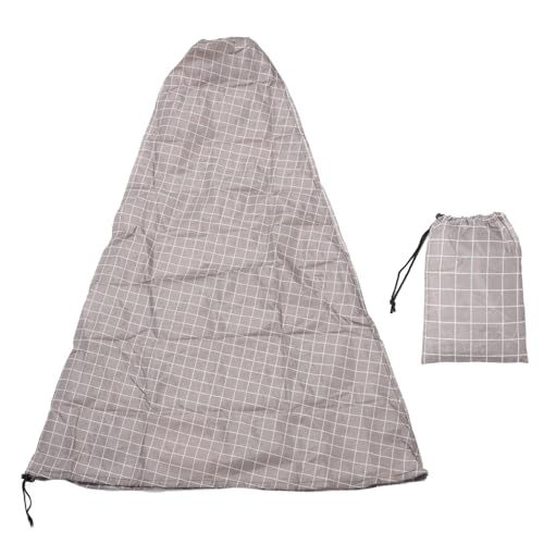 ANKROYU Chiminea Deckung wasserdichtes Hochleistungs -210d Oxford Stoff im Freien Feuerstelle Abdeckung mit Kordelstring für Garten Terrasse Balkon Schutz (Schwarz) (Netzmuster) von ANKROYU