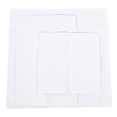 ANKROYU Cross -Stitch -Stoff 11 zählen weiße Polyester -Baumwollnetz -Tuch für DIY Handwebte Teppichteppich Leinwand Bastelprojekte 6 Stück 3 Größen ANKROYU Cross -Stitch -Stoff 11 zählen weiße Polyester -Baumwollnetz -Tuch für DIY Handwebte Teppichteppich Leinwand Bastelprojekte 6 Stück 3 Größen von ANKROYU