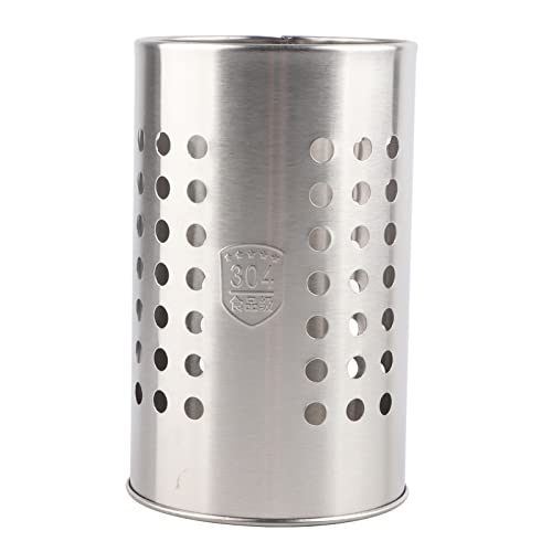 ANKROYU Edelstahl -Essstäbchenhalter Multifunktional Castlery Storage Box Löffel Gabel Organizer Haltbarer Küchenutensilien Rack für Heimrestaurant Silber 10 x 10 x 16,5 cm von ANKROYU