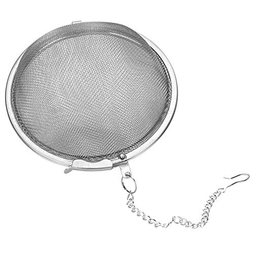 ANKROYU Edelstahl -Teesiebsfuster tragbarer Teeblattgewürz -Maschen -Ballfilter -Werkzeug mit tragbarem Teeblatt -Gewürz -Maschendoilter hochwertig 304 Edelstahl -Teefilter für los (Xl 39x39x12.5cm) von ANKROYU