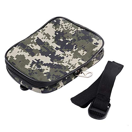 ANKROYU Fishing Tackle Beutel wasserdichte tragbare dauerhafte Leinwand Taillenbeutel Speicherorganisator für Angeltouren Camping Wanderabenteuer Größe 17,5 cm x 14 cm x 7,5 cm von ANKROYU