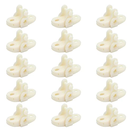 ANKROYU Greenhouses Riemenscheibe Plastik Weiß Langlebige Lüftungsscheibe für Gewächshausbeatmungsanlagerung Einfacher Installation stabiler resistent 15 PCs von ANKROYU