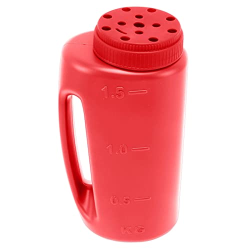 ANKROYU Handheld -Dünger -Spreizer Handheld Samen -Spreizer Handheld Grassamen -Spreizer Haltbares ABS -Material für Garten Hinterhof Walkway Universal Verwendung Größe 19x12,5 cm (Rot) von ANKROYU