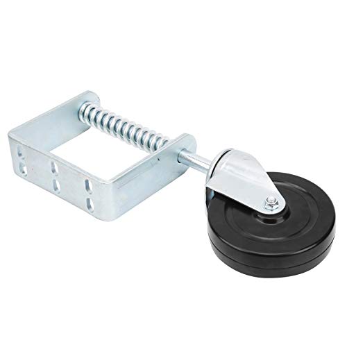 ANKROYU Hochleistungs -Feder -Caster -Rad 5 Zoll universeller Stoßdämpferwalze mit gewichtetem Design für Gates Türen Unebene Straßen Edelstahlkonstruktion 100 kg Kapazität Kapazit von ANKROYU