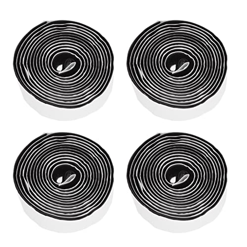 ANKROYU Hochleistungs -Selbstklebstoff -Haken und Schleifenklebeband 4 Rollen Super starke Sticky Back Strips Schneidförderer für Home Storage Office Industriegebrauch 59 Zoll Poly von ANKROYU